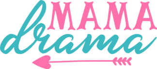 mama-drama-heart-with-arrow-funny-mom-free-svg-file-SvgHeart.Com