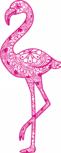 mandala flamingo, summer free svg file - SVG Heart