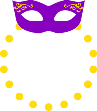 mardi-gras-mask-with-beads-circle-frame-carnival-free-svg-file-SvgHeart.Com