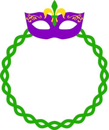Mardi Gras Feathers SVG Cut File