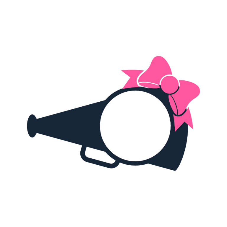 Cheerleader Megaphone Svg Dxf Ai Eps Png Jpeg