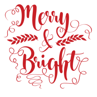 merry-and-bright-christmas-free-svg-file-SvgHeart.Com