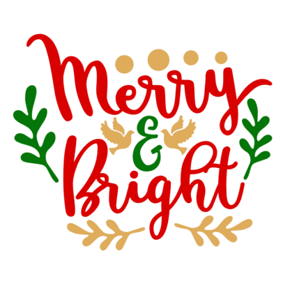 merry-and-bright-christmas-free-svg-file-SvgHeart.Com