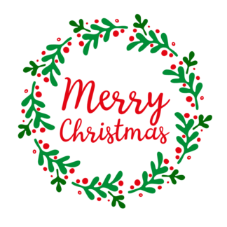 Merry Christmas, Holiday Free Svg File - SVG Heart