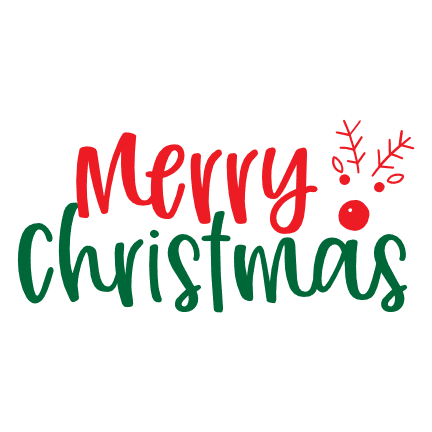 Merry Christmas, Holidays Free Svg File - SVG Heart