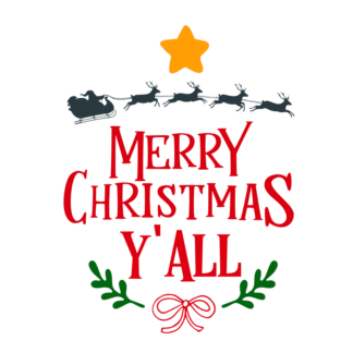 merry-christmas-y-all-holiday-free-svg-file-SvgHeart.Com