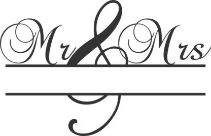 mr-and-mrs-split-text-frame-wedding-free-svg-file-SvgHeart.Com