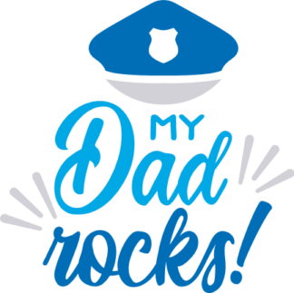 my-dad-rocks-police-hat-fathers-day-free-svg-file-SvgHeart.Com
