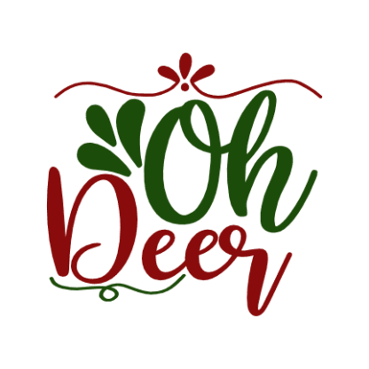 oh-deer-sign-christmas-free-svg-file-SvgHeart.Com