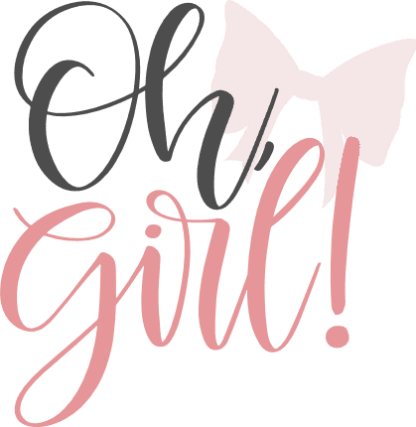 oh-girl-bow-baby-shower-free-svg-file-SvgHeart.Com