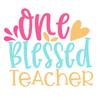 one-blessed-teacher-first-day-of-school-free-svg-file-SvgHeart.Com