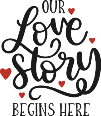 our-love-story-begins-here-wedding-free-svg-file-SvgHeart.Com