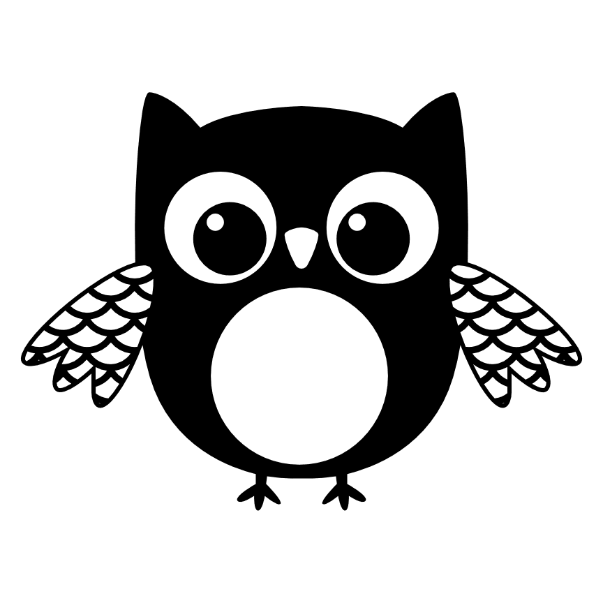 simple owl silhouette