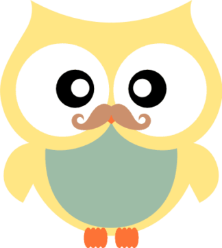 owl-with-moustache-baby-room-decoration-free-svg-file-SvgHeart.Com