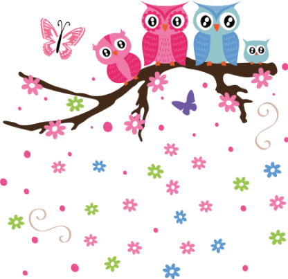 owls-sittings-on-tree-branch-free-svg-file-SvgHeart.Com