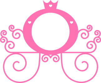 princess-carriage-monogram-frame-girly-crown-free-svg-file-SvgHeart.Com