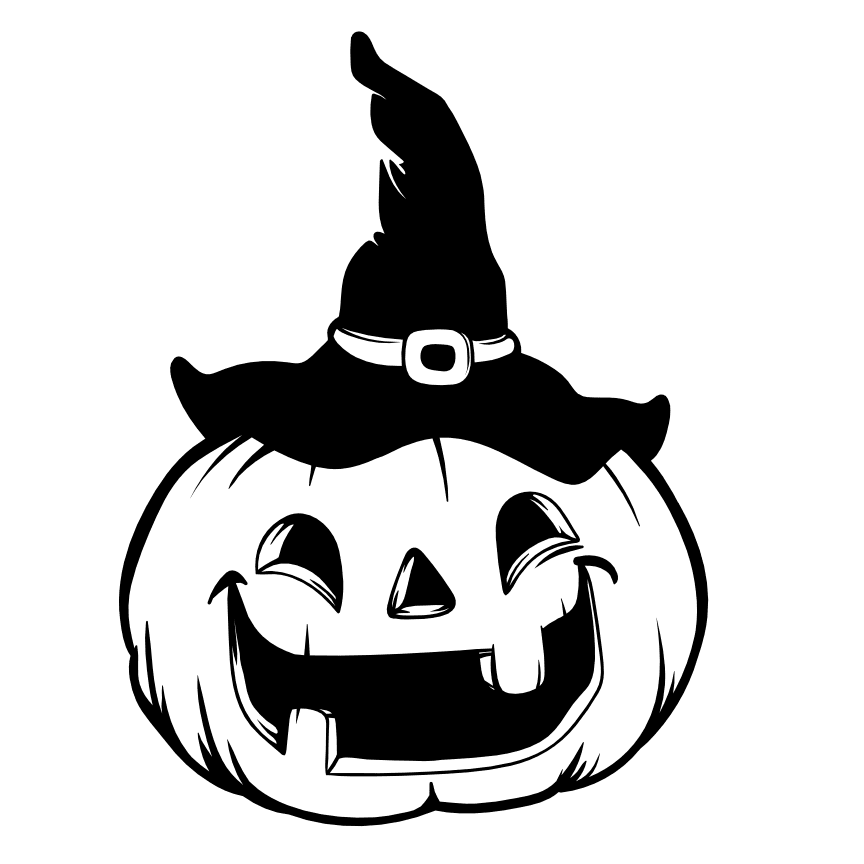 Pumpkin Witch, Halloween Free Svg File - SVG Heart