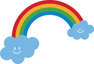 rainbow-with-clouds-free-svg-file-SvgHeart.Com