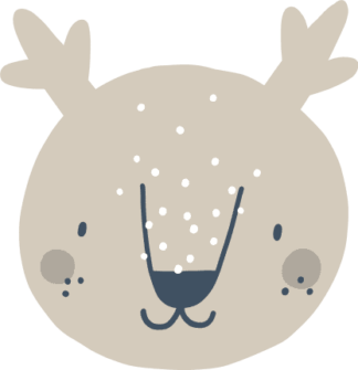 reindeer-head-baby-boho-design-free-svg-file-SvgHeart.Com