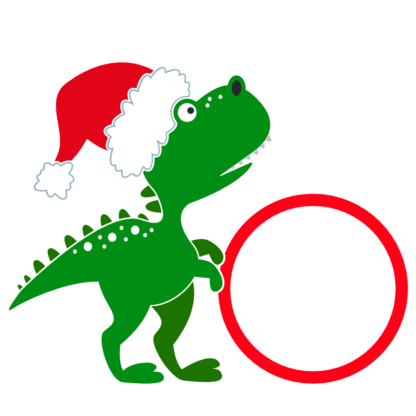 santa-saurus-monogram-funny-christmas-free-svg-file-SvgHeart.Com