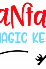 Santa's Magic Key, Christmas Free Svg File - SVG Heart