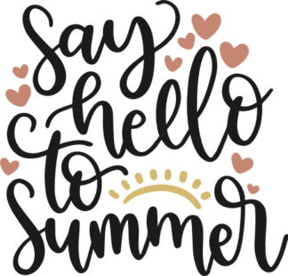 say-hello-to-summer-sign-hearts-vacation-free-svg-file-SvgHeart.Com