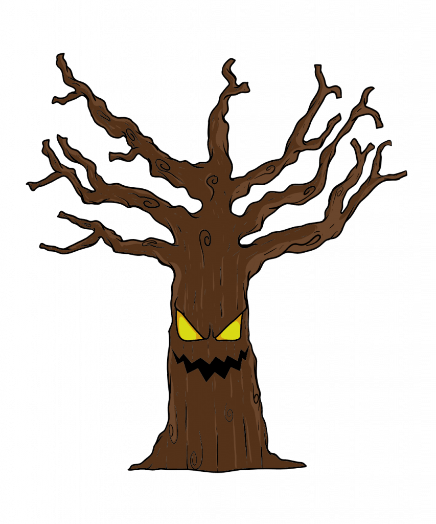 Scary Tree, Halloween Free Svg File - SVG Heart