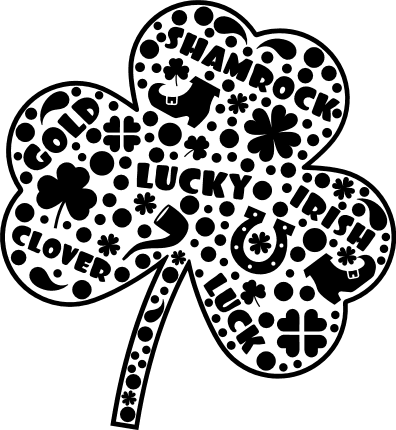 Lucky Clover St. Patrick's Day SVG