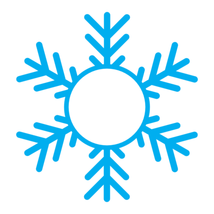 Snowflake Monogram, Winter Free Svg File - SVG Heart