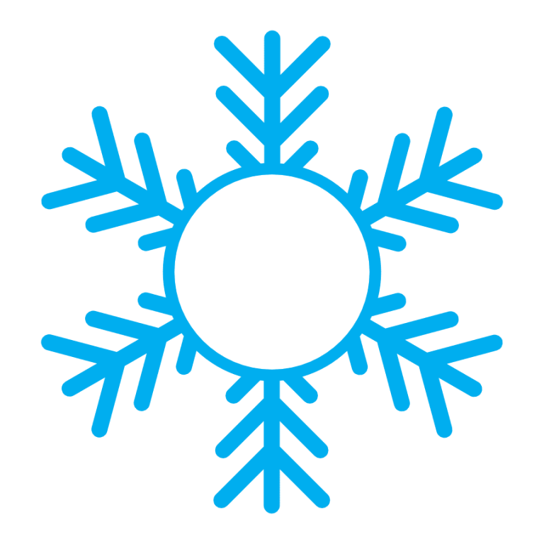 Snowflake Monogram, Winter Free Svg File - SVG Heart