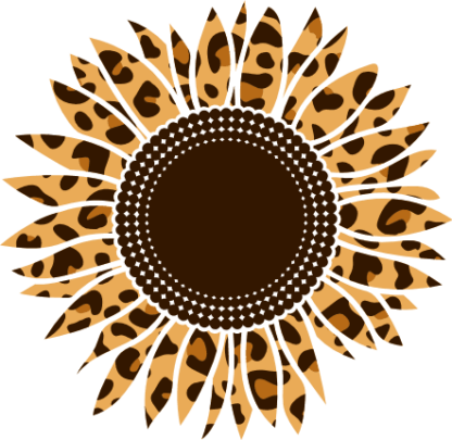 sunflower-cheetah-pattern-decoration-free-svg-file-SvgHeart.Com