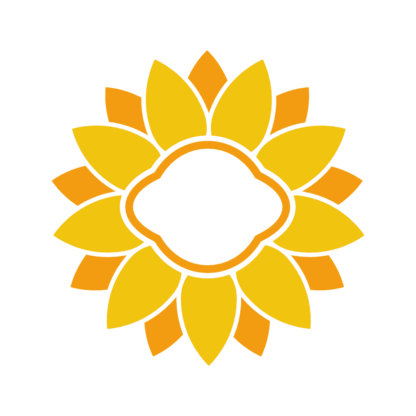 sunflower-monogram-floral-free-svg-file-SvgHeart.Com