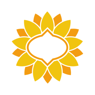 sunflower-monogram-summer-flower-free-svg-file-SvgHeart.Com