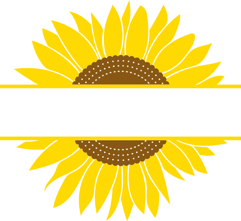 Split Sunflower Svg Png Sunflower Monogram Svg Sunflo - vrogue.co