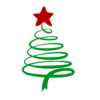 swirly-christmas-tree-with-star-holiday-free-svg-file-SvgHeart.Com