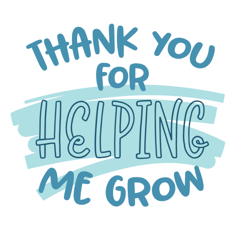 thank you for helping me grow, teacher gift free svg file - SVG Heart