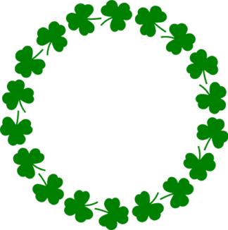 three-leaf-clover-circle-frame-st-patricks-day-free-svg-file-SvgHeart.Com