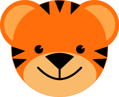 tiger-face-kids-baby-room-decoration-free-svg-file-SvgHeart.Com