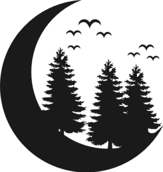 trees-on-moon-flying-birds-wild-free-svg-file-SvgHeart.Com