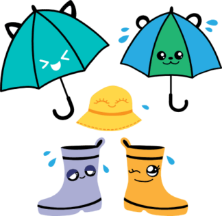 umbrella-and-rain-boots-bundle-clipart-free-svg-file-SvgHeart.Com