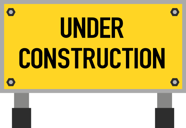 construction road sign