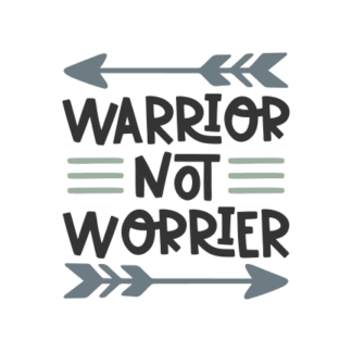 warrior-not-worrior-religious-arrows-free-svg-file-SvgHeart.Com