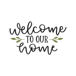 welcome-to-our-home-leaves-free-svg-file-SvgHeart.Com