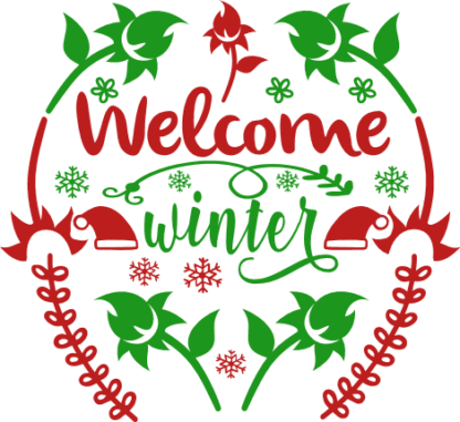 welcome-winter-december-christmas-free-svg-file-SvgHeart.Com