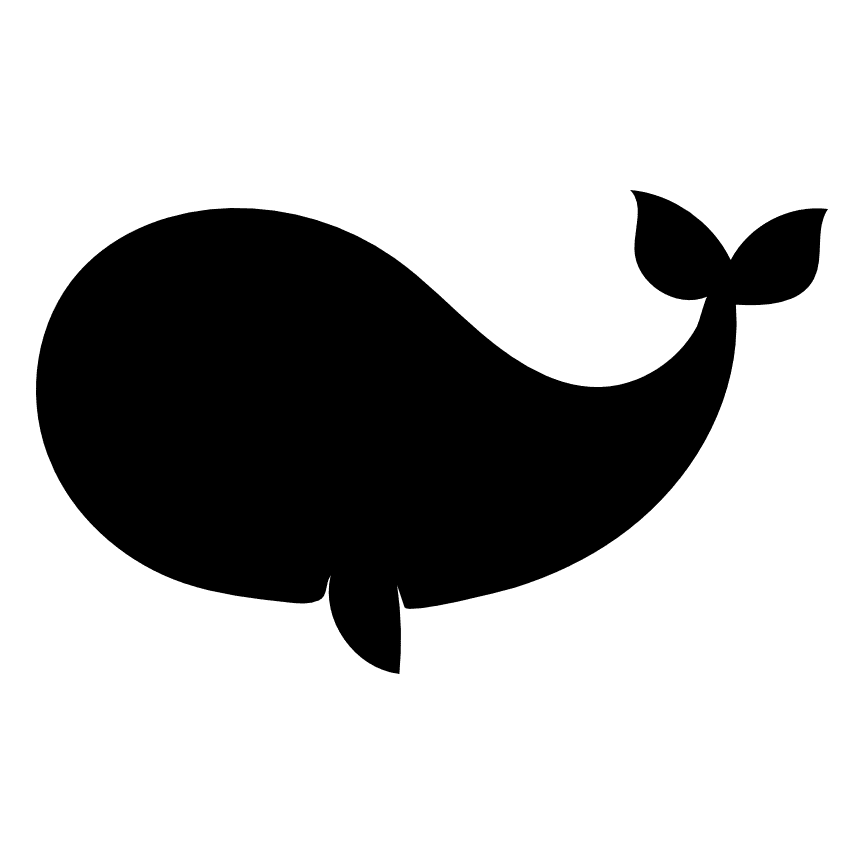 Whale Silhouette, Sea Free Svg File - SVG Heart