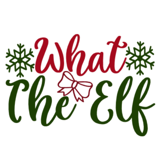 what-the-elf-christmas-free-svg-file-SvgHeart.Com