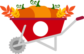wheel-barrow-monogram-frame-pumpkins-with-leaves-autumn-free-svg-file-SvgHeart.Com
