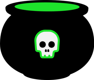 witch-cauldron-with-skull-halloween-free-svg-file-SvgHeart.Com