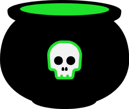 witch-cauldron-with-skull-halloween-free-svg-file-SvgHeart.Com