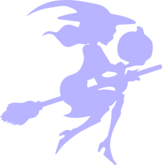 witch-on-broom-stick-with-hat-silhouette-halloween-free-svg-file-SvgHeart.Com